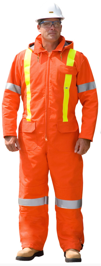 Hi-Vis Insulated Coveralls
